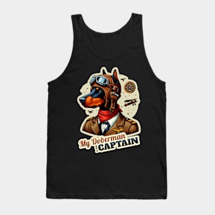 Pilot Doberman Tank Top